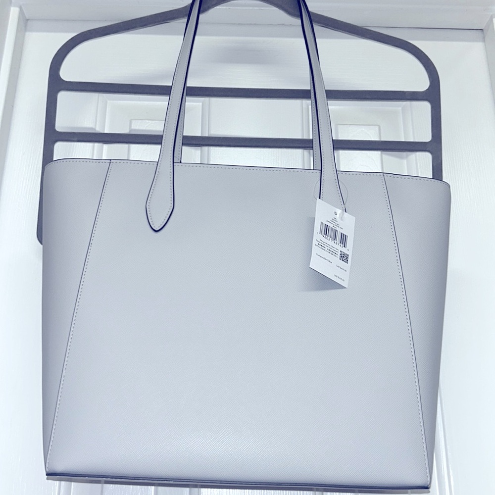Kate Spade ♠️ NEW YORK Tote safiano platinum Dana - Picture 4 of 8